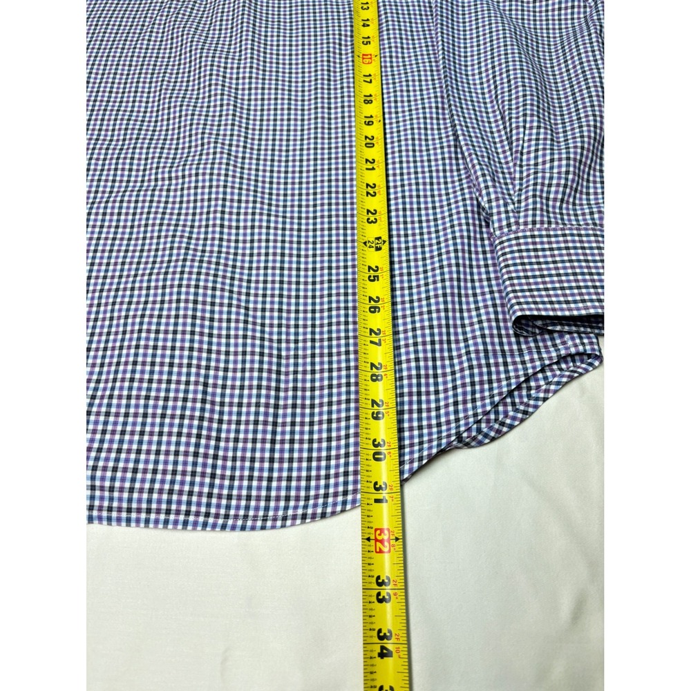 Peter Millar Mens Medium Checkered Button Down Lo… - image 7